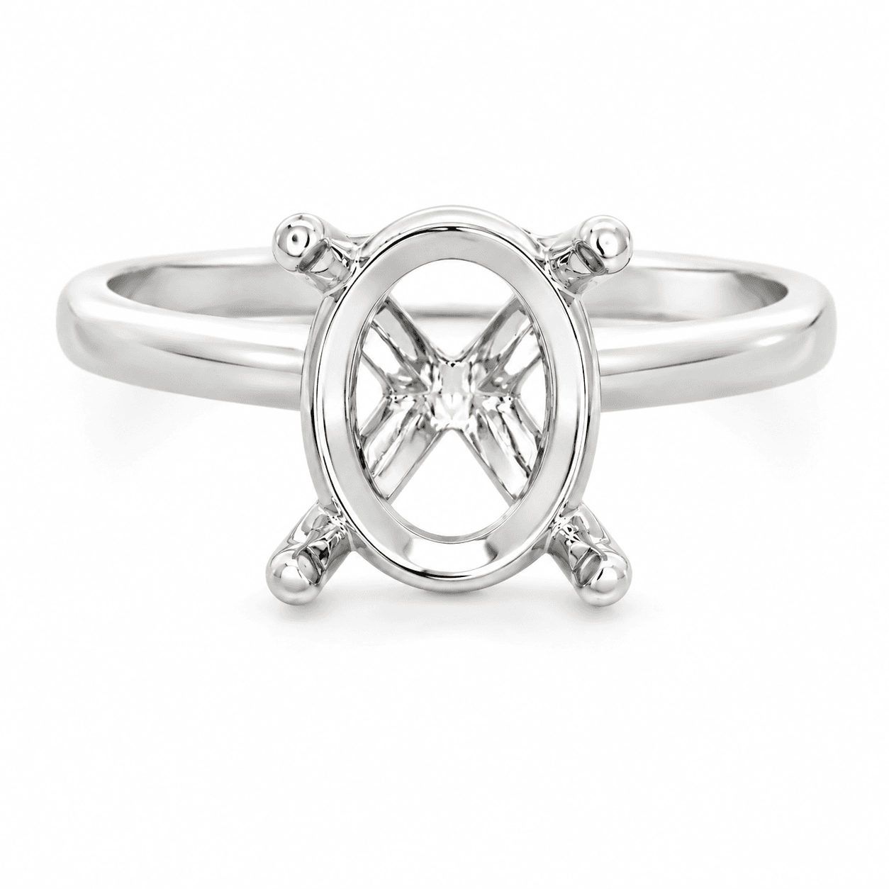 Solitaire Engagement Ring Mounting