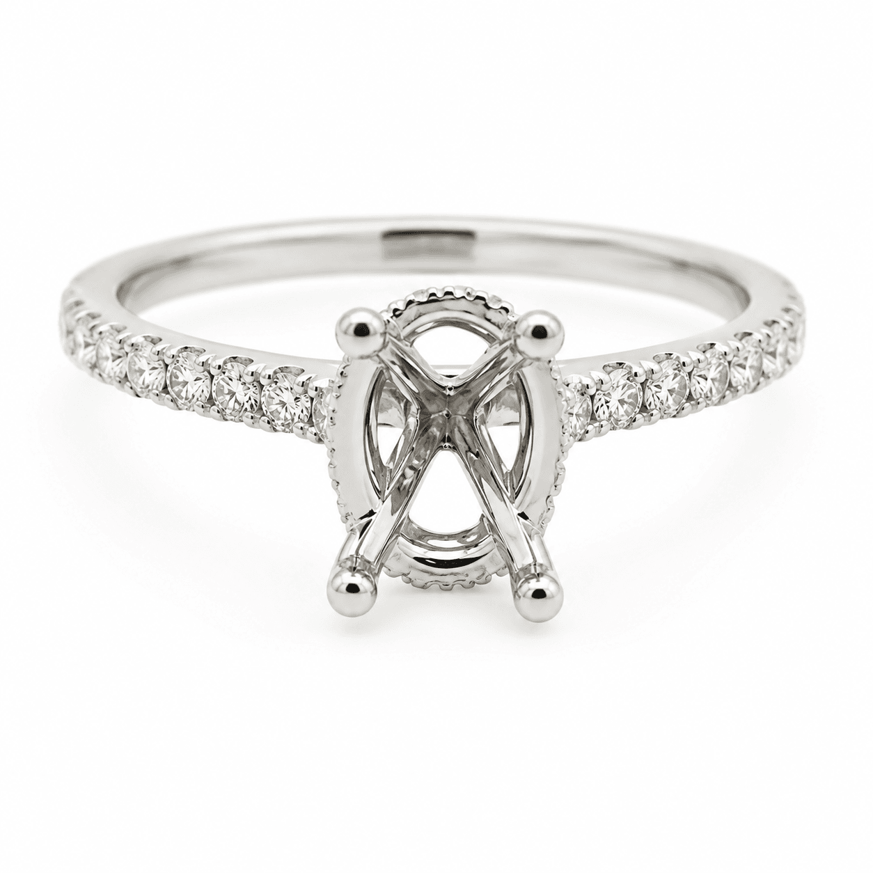Diamond Semi-Mount Ring