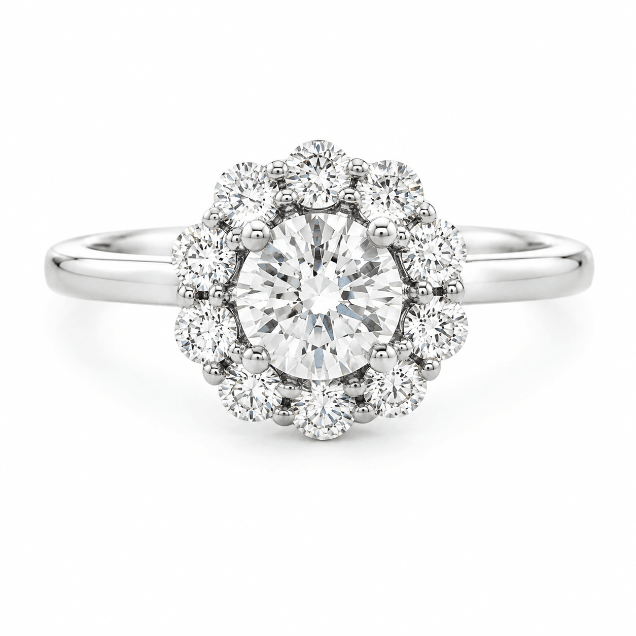 Halo Engagement Ring