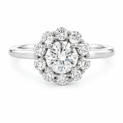 Halo Engagement Ring