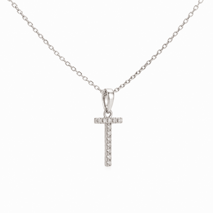 Diamond Initial T Necklace