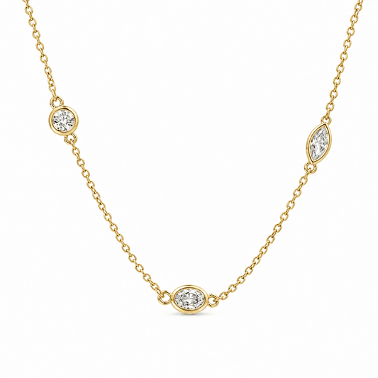 1 TCW Lab-Grown Diamond Necklace