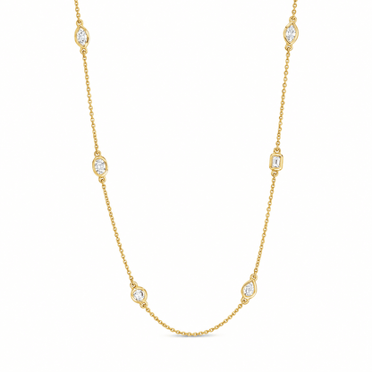 1 TCW Lab-Grown Diamond Necklace