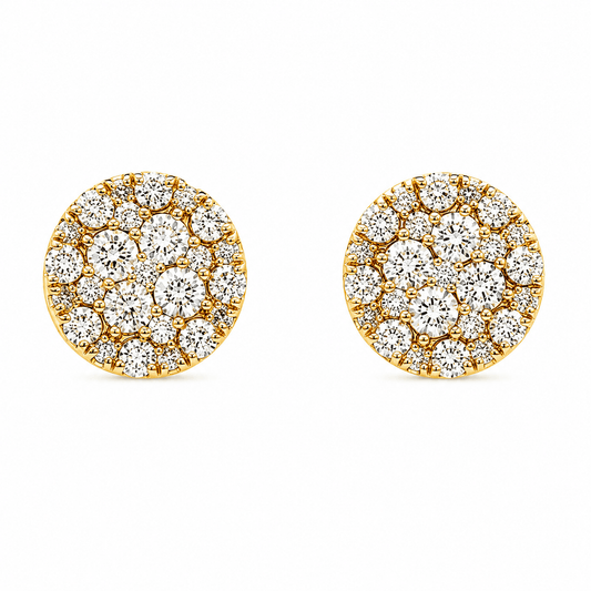 1.00 CT Diamond Stud Earrings