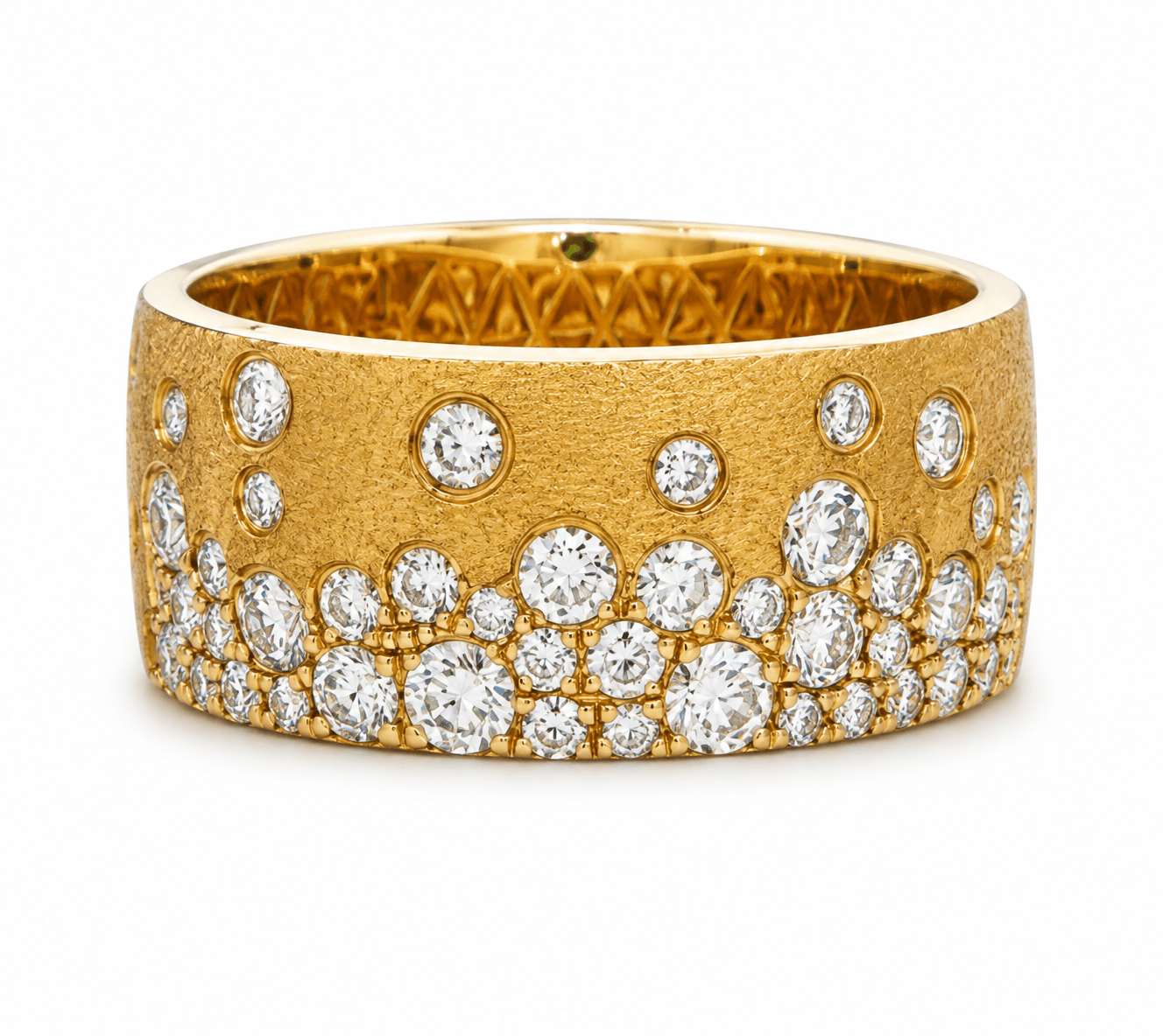 Diamond Cigar Band Ring