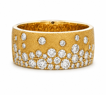 Diamond Cigar Band Ring