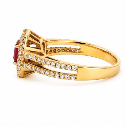 Ruby and Diamond Ring