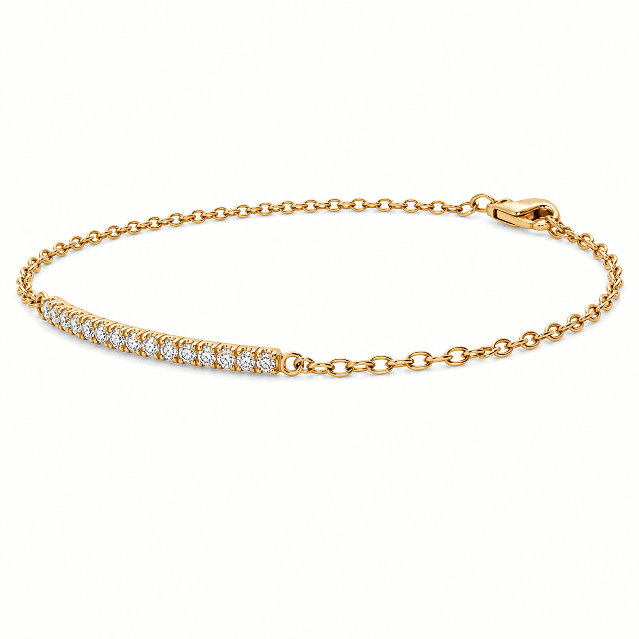 Diamond Bar Bracelet