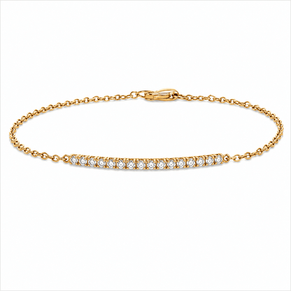 Diamond Bar Bracelet
