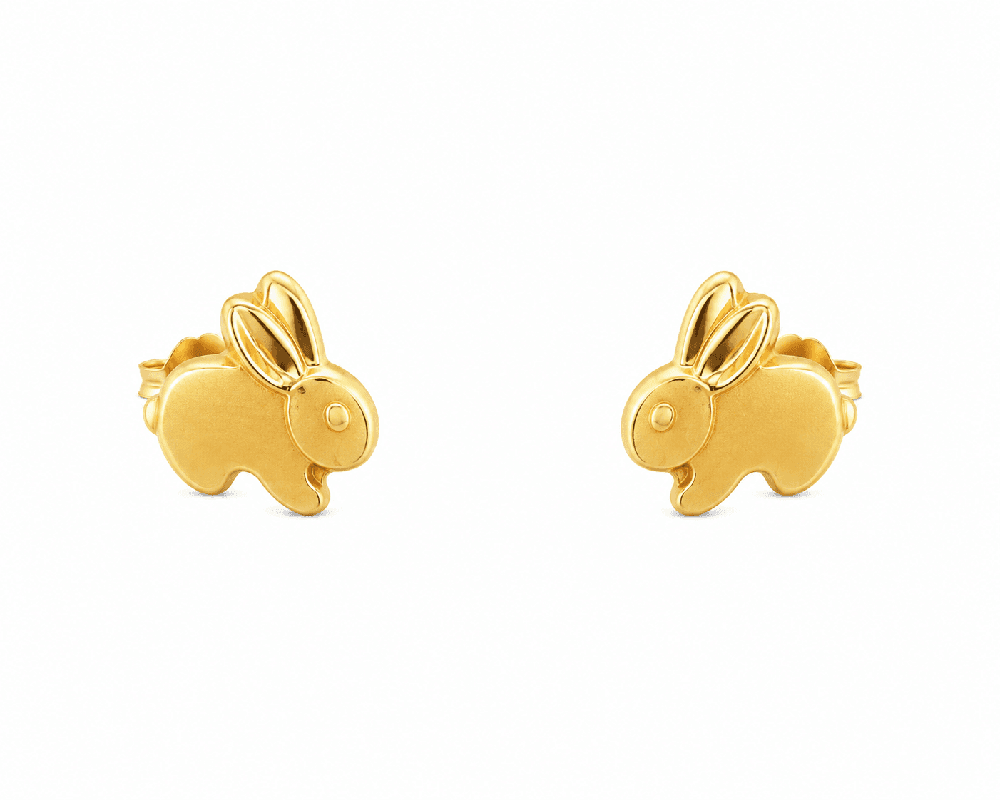 Children's Bunny Screw-Back Earring Studs