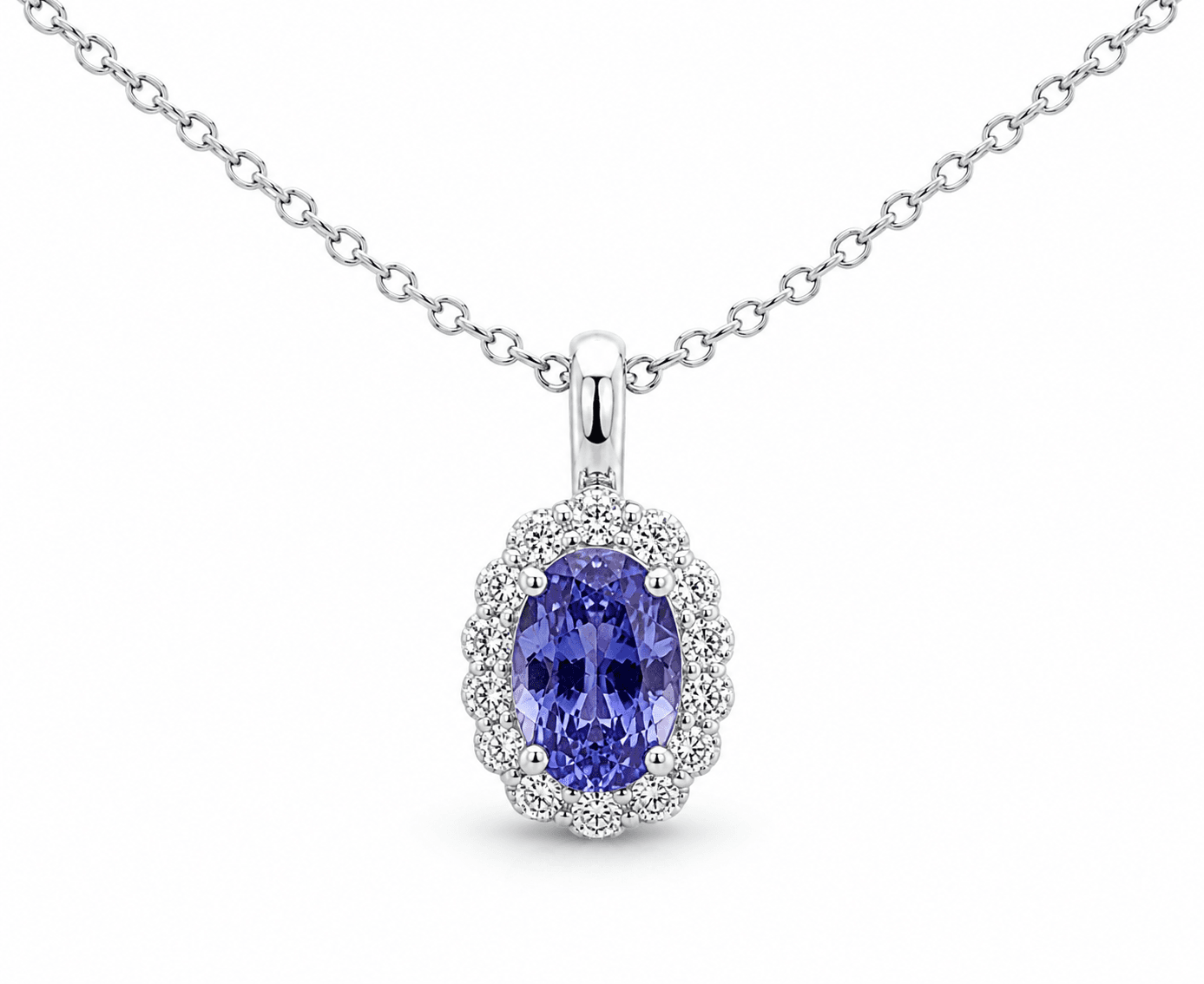 TANZANITE BALLERINA PENDANT