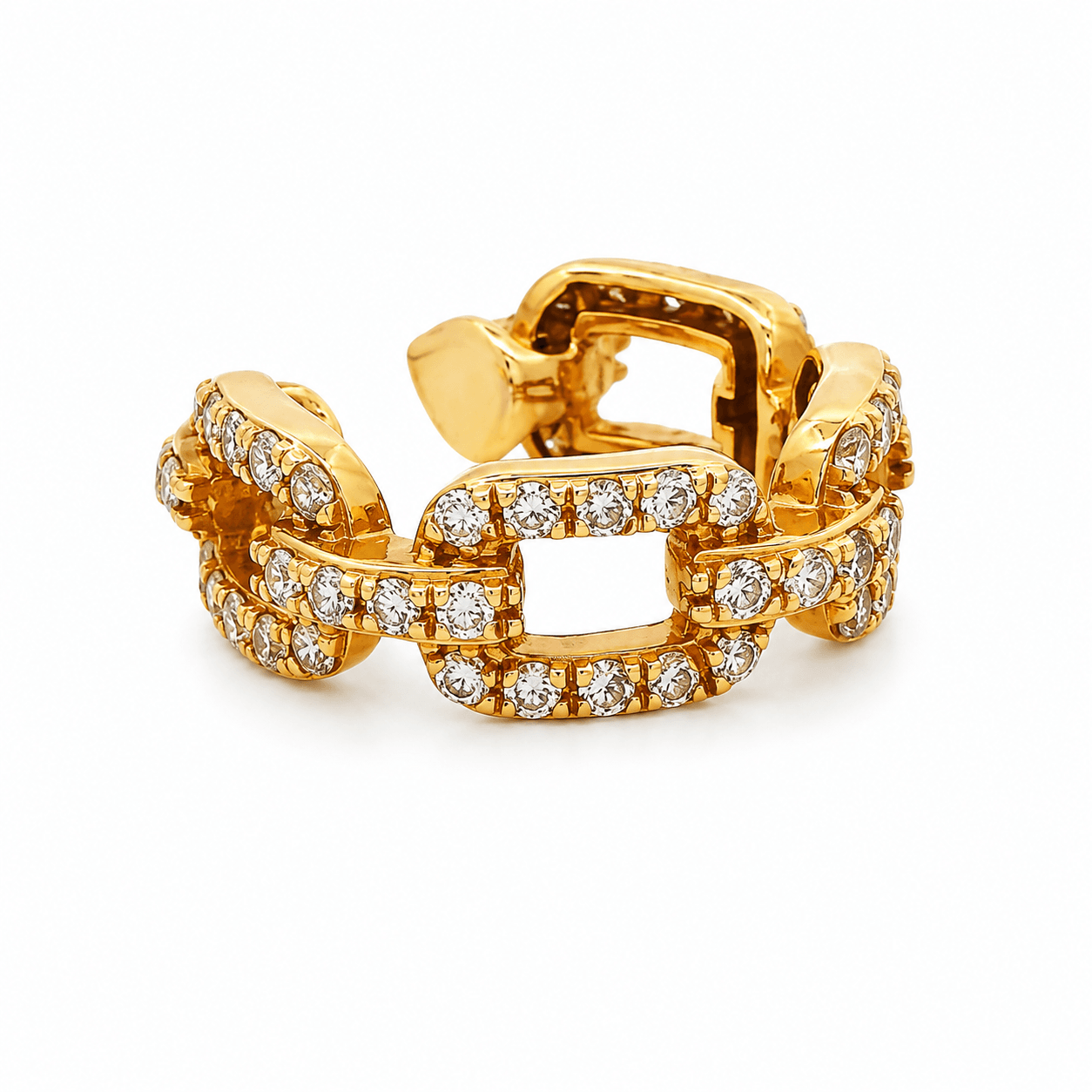 Diamond Cuff Earrings