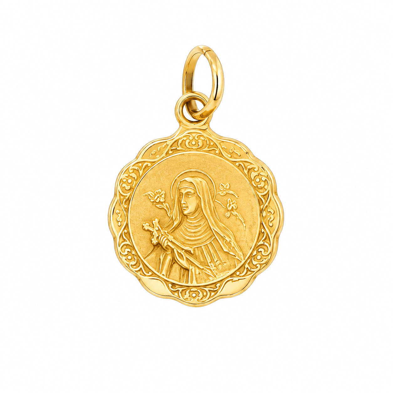 Santa Rita Religious Pendant