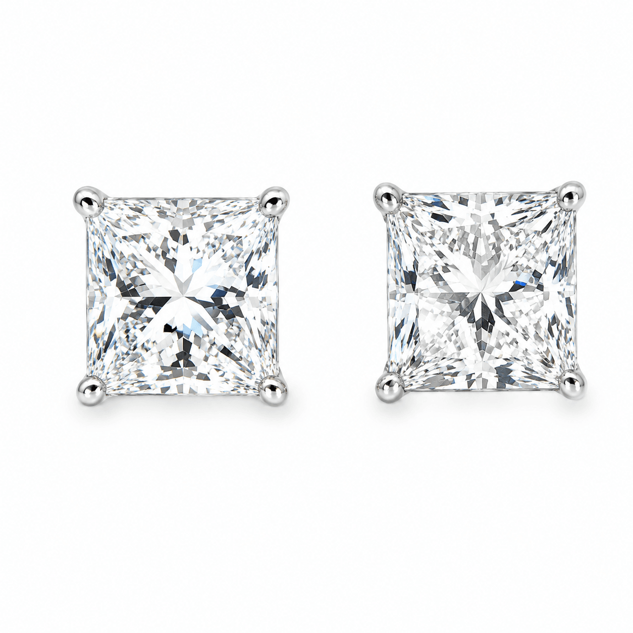 Lab-Grown Diamond Stud Earrings 