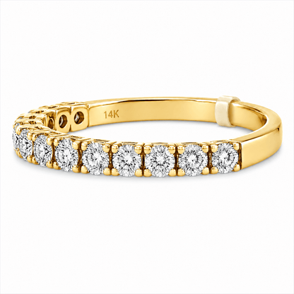 14K Yellow Gold Diamond Flex Band