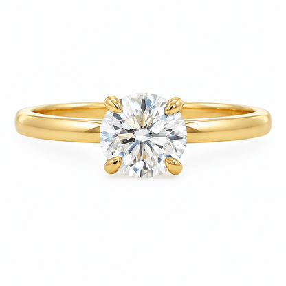 Round Lab-Grown Diamond Solitaire Engagement Ring