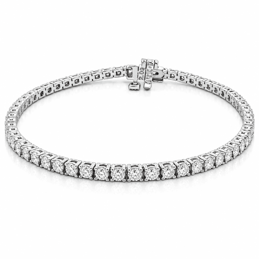 Lab-Grown Diamond Tennis Bracelet