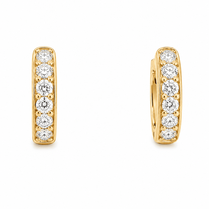 Lab-Grown Diamond Huggie Earrings