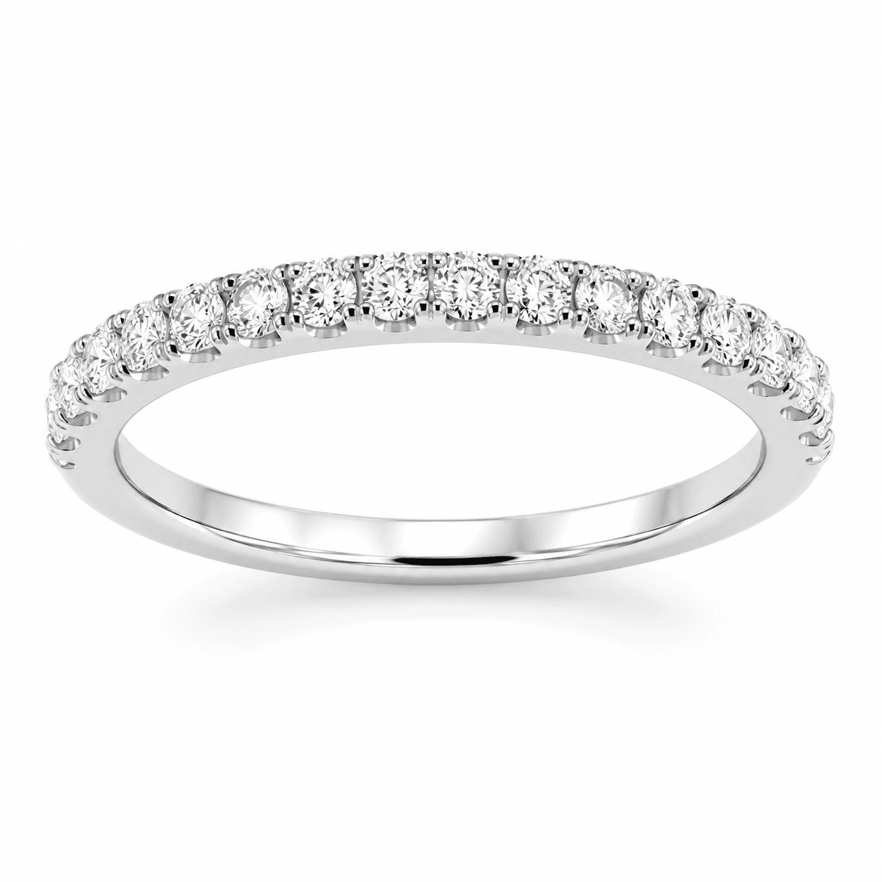 Diamond Anniversary Wedding Band