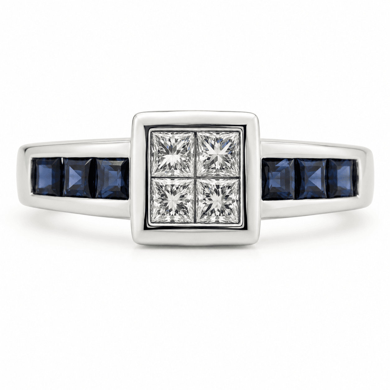 Diamond and Sapphire Ring