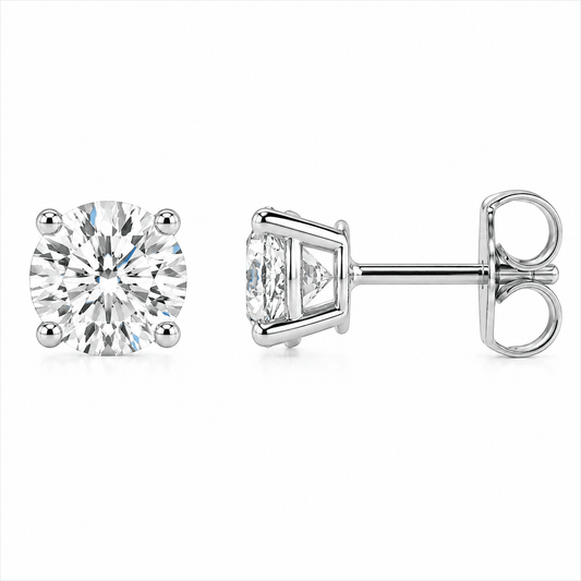 Lab-Grown Diamond Stud Earrings