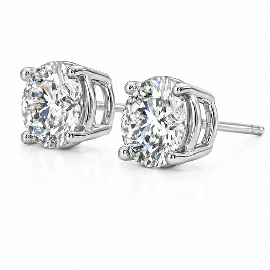 Lab-Grown Diamond Stud Earrings