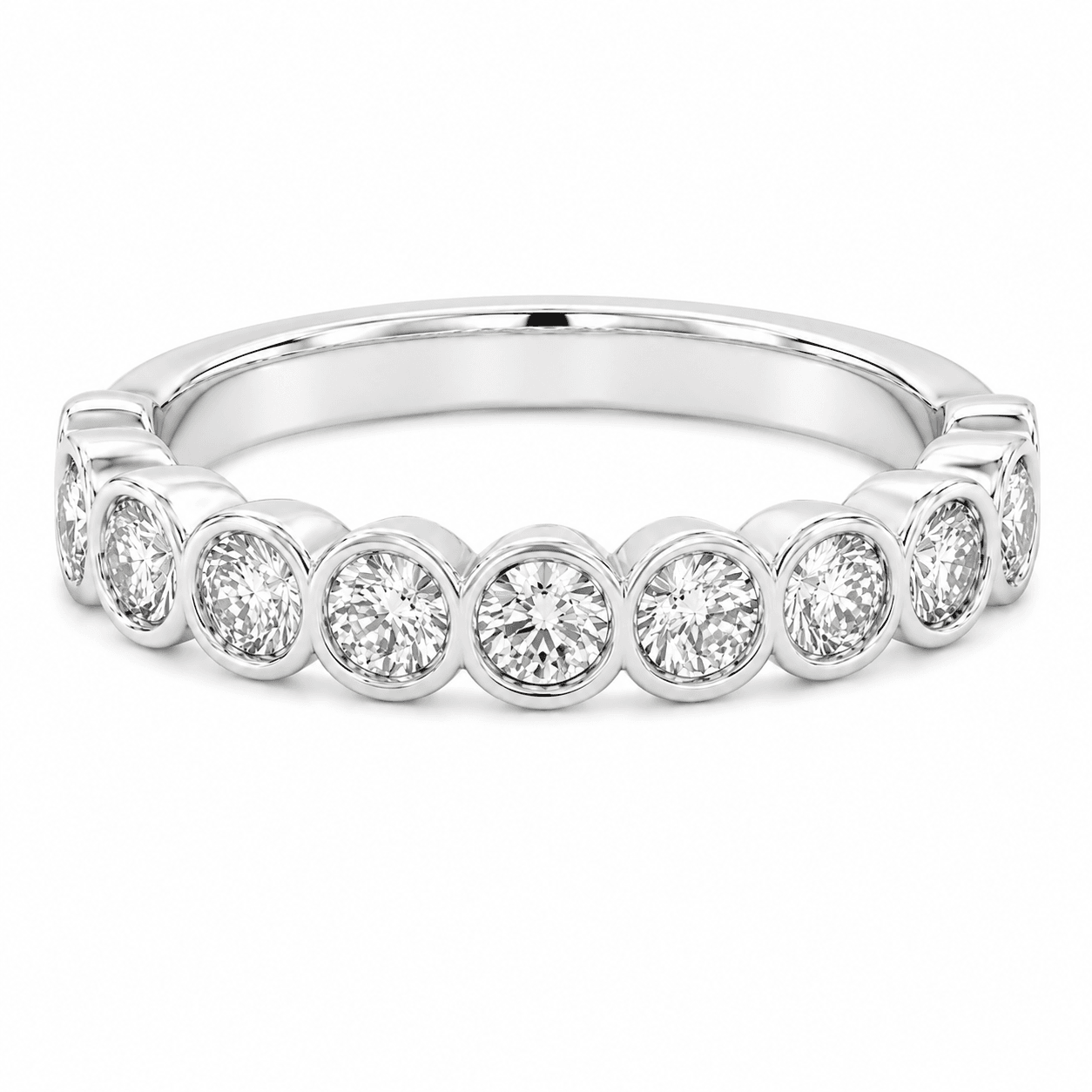 Lab-Grown Diamond Bubble Band Ring