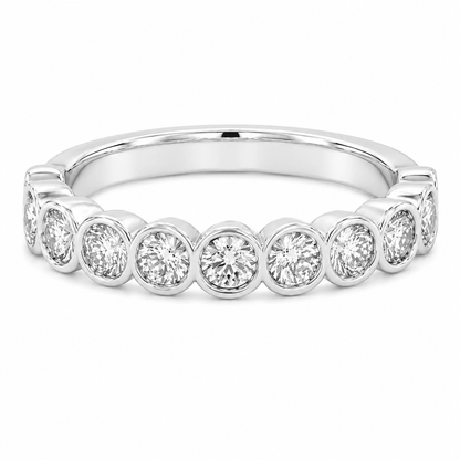 Lab-Grown Diamond Bubble Band Ring