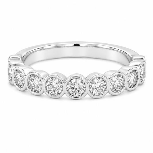 Lab-Grown Diamond Bubble Band Ring