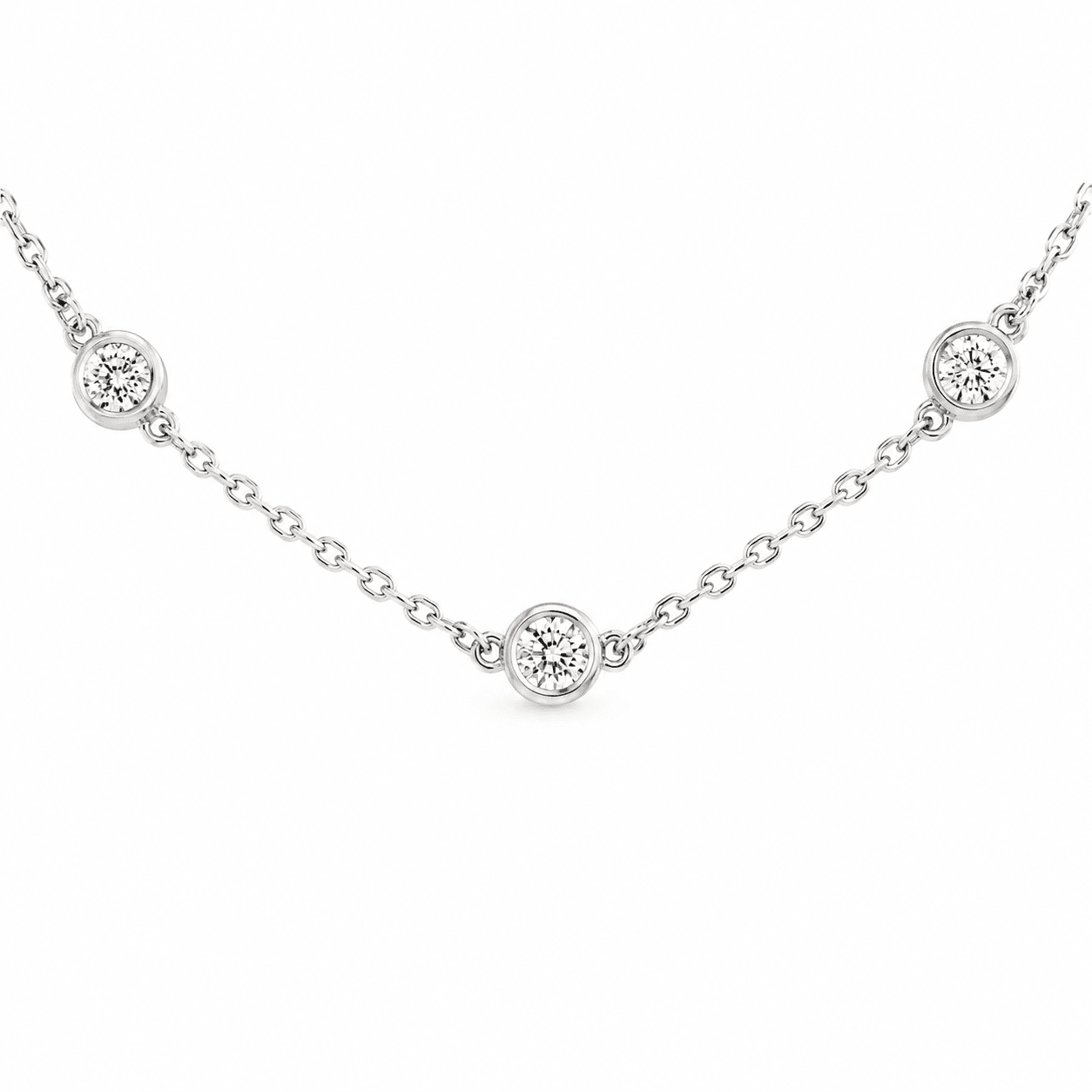 Lab-Grown Diamond Bezel Bracelet