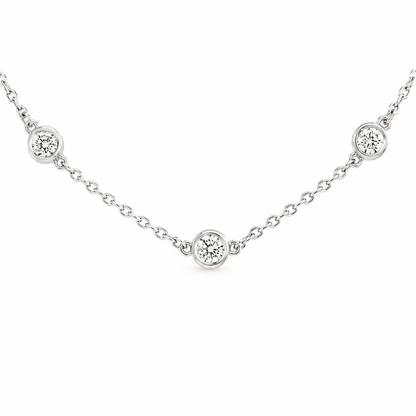 Lab-Grown Diamond Bezel Bracelet