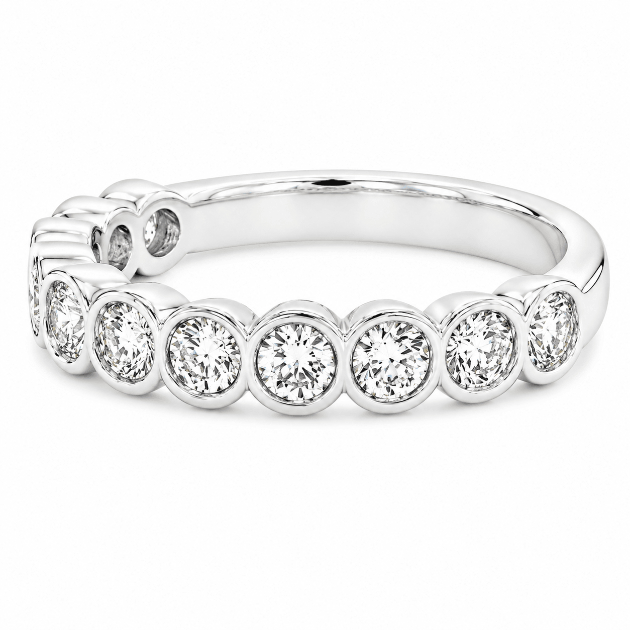 Lab-Grown Diamond Bubble Band Ring