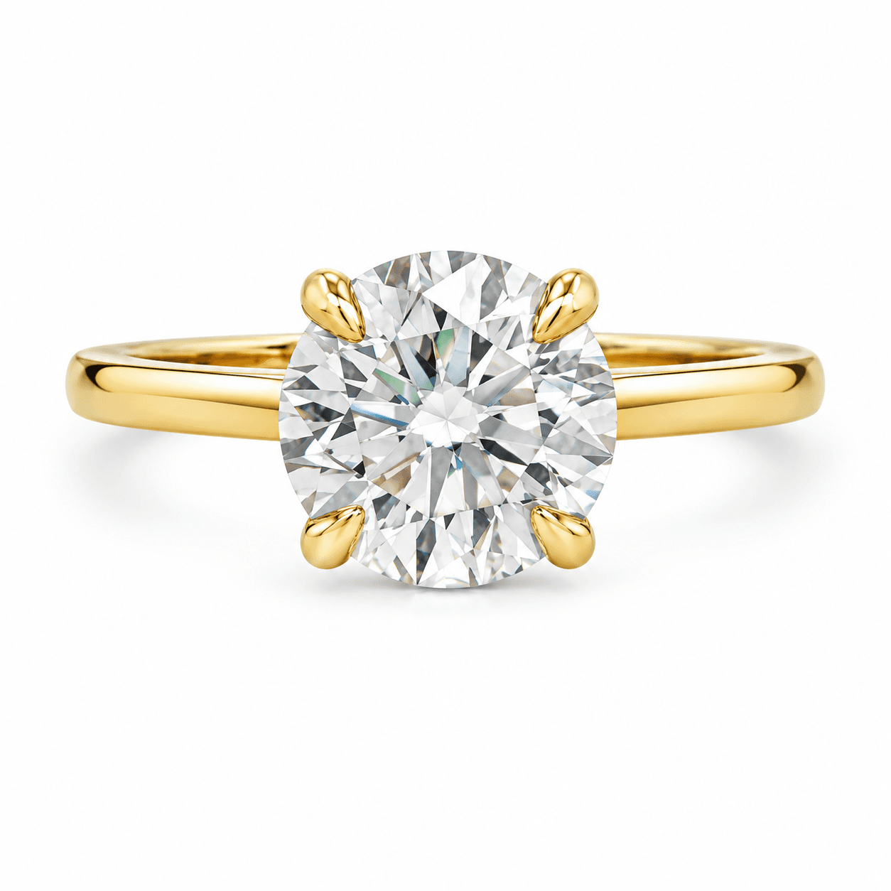 Lab-Grown Diamond Solitaire Ring