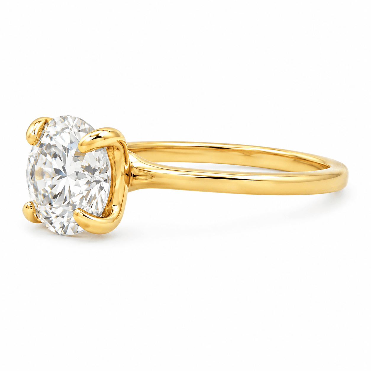 Lab-Grown Diamond Solitaire Ring