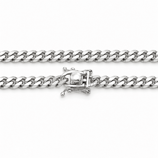 Sterling Silver Mini Cuban Link Choker