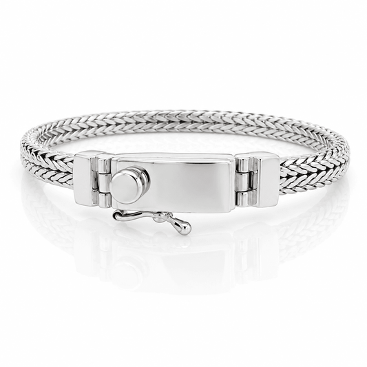 Woven Silver Bracelet