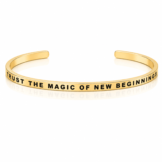 Trust the Magic of New Beginnings Bangle