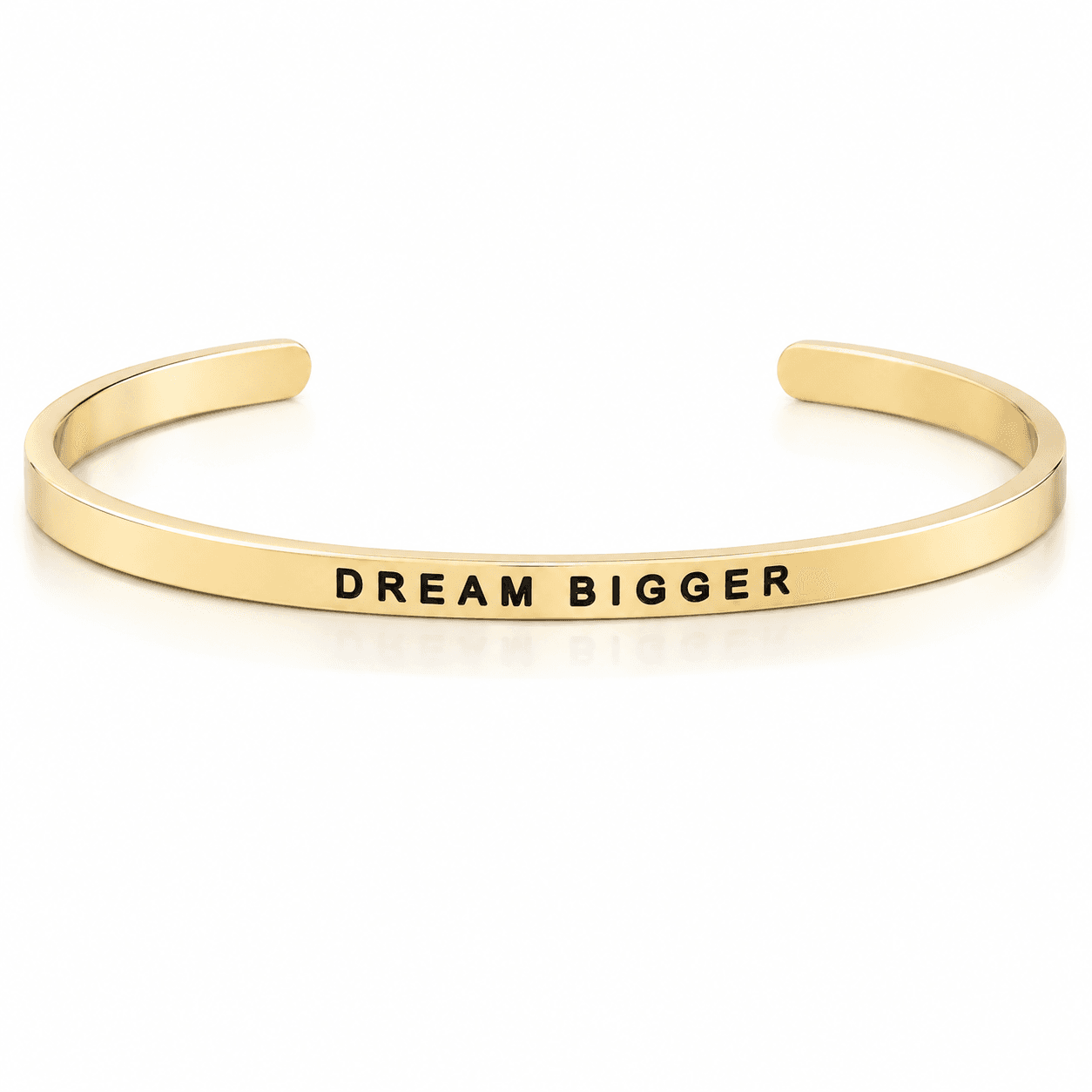 Dream Bigger Gold-Tone Bangle