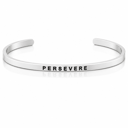 Persevere Stainless Steel Bangle