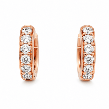 Lab Grown Diamond Huggie Earrings