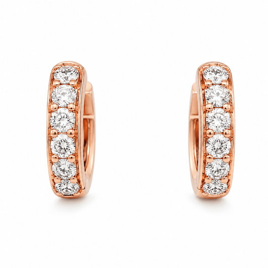 Lab Grown Diamond Huggie Earrings