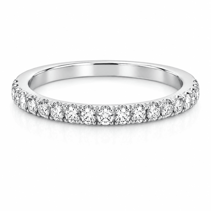 Lab Diamond Platinum Wedding Band