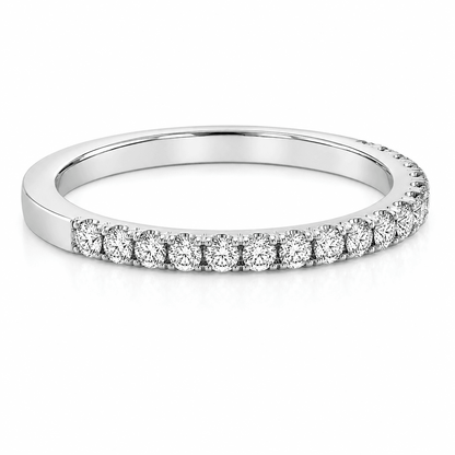 Lab Diamond Platinum Wedding Band