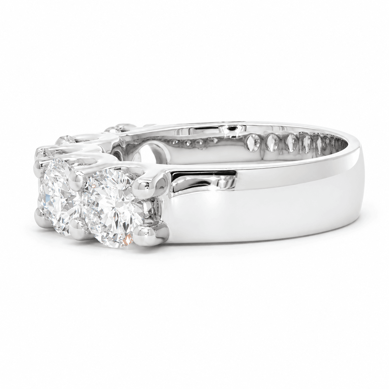 Five-Stone Lab-Grown Diamond Wedding Band
