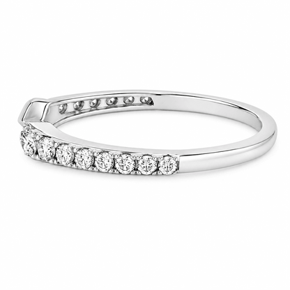 18K WG NEGATIVE SPACE DIA RING W\ 0.30 CTTW