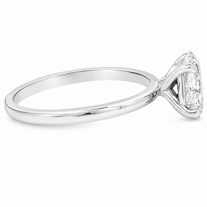 Oval Solitaire Engagement Ring
