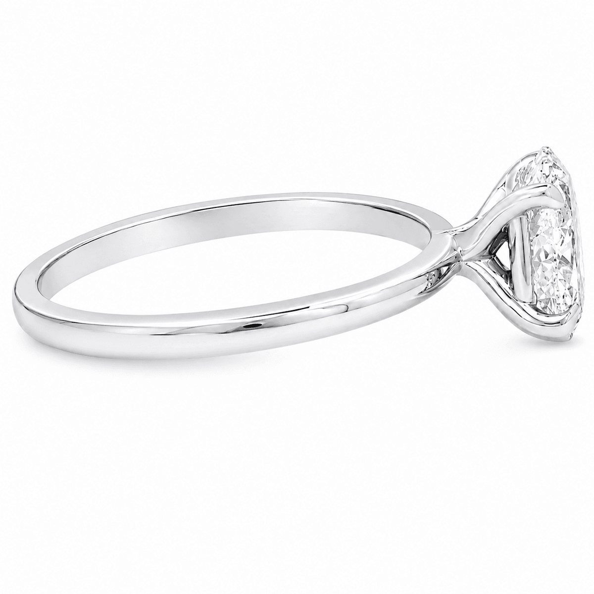 1.50 CT Oval Solitaire Engagement Ring