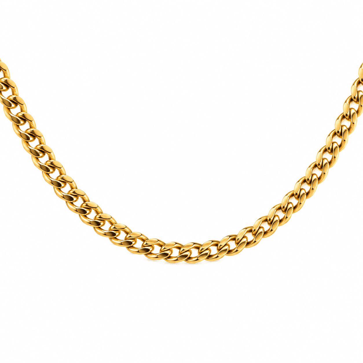 10K Yellow Gold Miami Cuban Chain