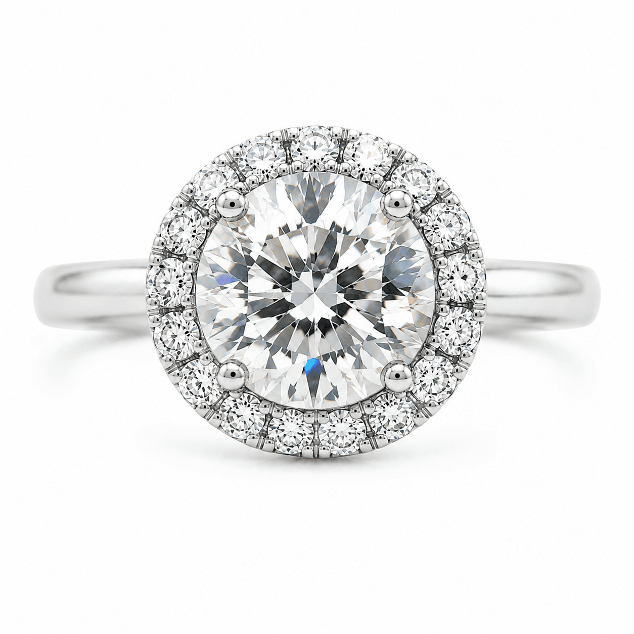 Halo Engagement Ring