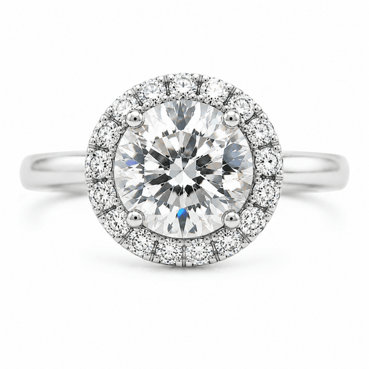 Halo Engagement Ring